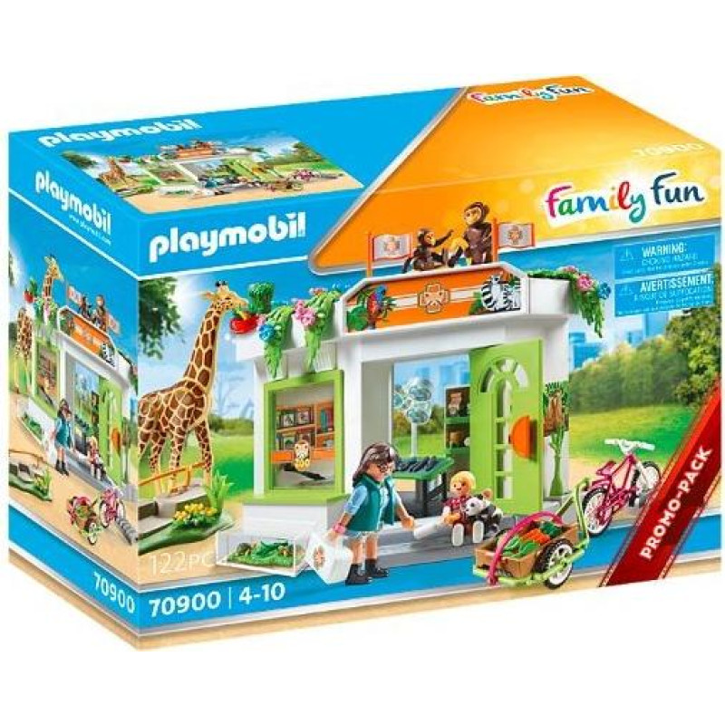 Playmobil Zestaw family fun 709 00 lecznica zwierząt w zoo