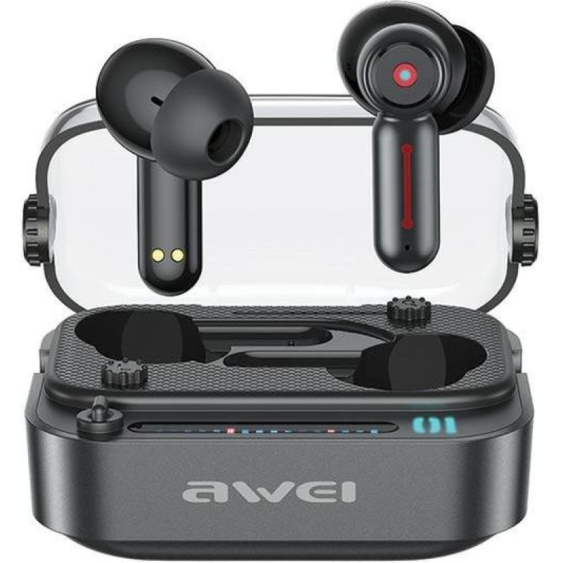 Awei Słuchawki bluetooth 5.3 tws t58 anc czarne