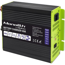 Qoltec Inteligentna ładowarka do akumulatorów lifepo4 agm gel sla | 60a | 12v