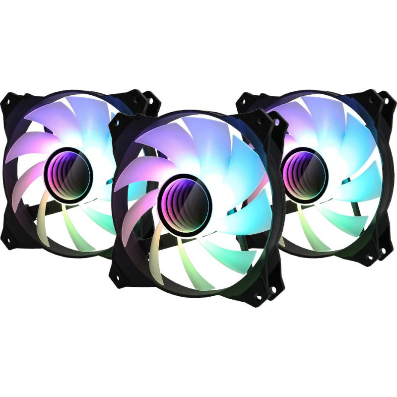 Zalman ZM-IF120 Infinity Mirror 120mm ARGB 3-Pack & Controller