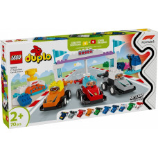 Lego Klocki duplo 10445 bolidy i kierowcy f1