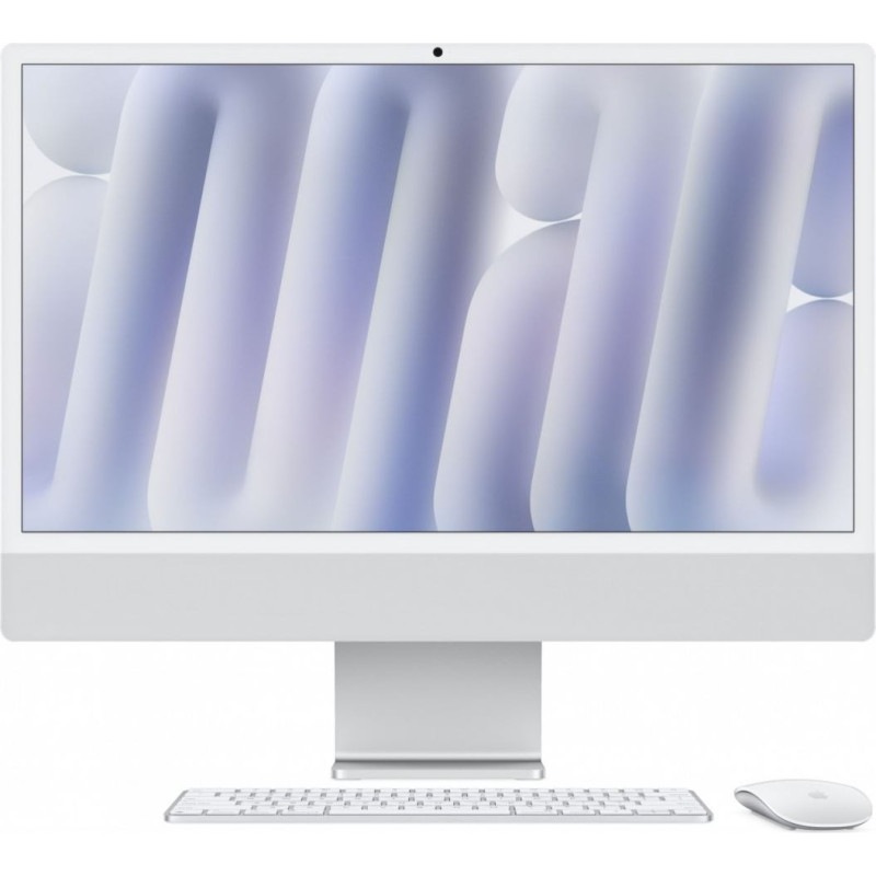 Apple Imac 24 cale: m4 8/8, 16gb, 256gb ssd - srebrny