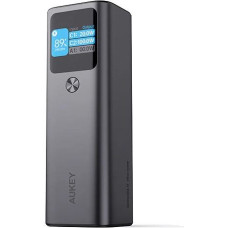 Aukey Pb-y45 sprint x power bank | 27600 mah | 140w | 3xusb | pd 3.1 | pps | 28v | smart digital display