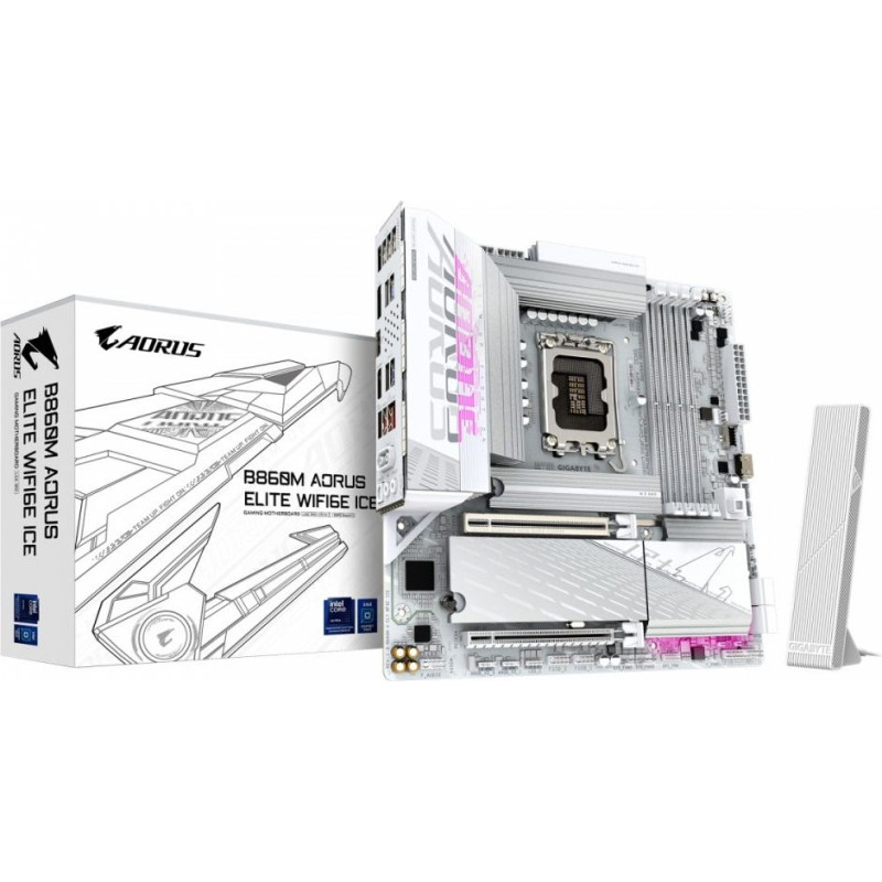 Gigabyte Płyta główna b860m a elt wifi6e ice