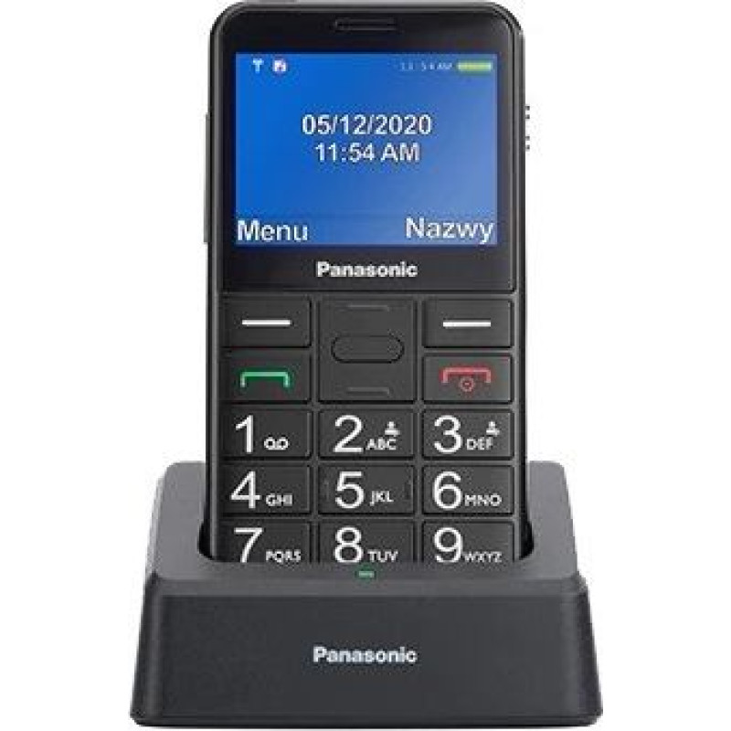 Panasonic Telefon dla seniora kx-tu155 czarny