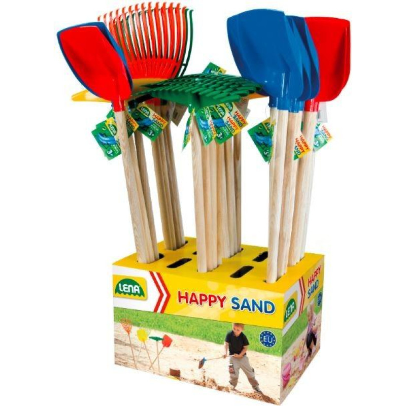 Lena Narzędzia ogrodowe 60 cm display 24 sztuki