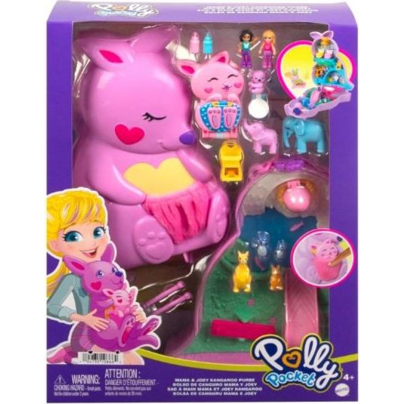 Mattel Zestaw torebka z figurkami polly pocket kangurki