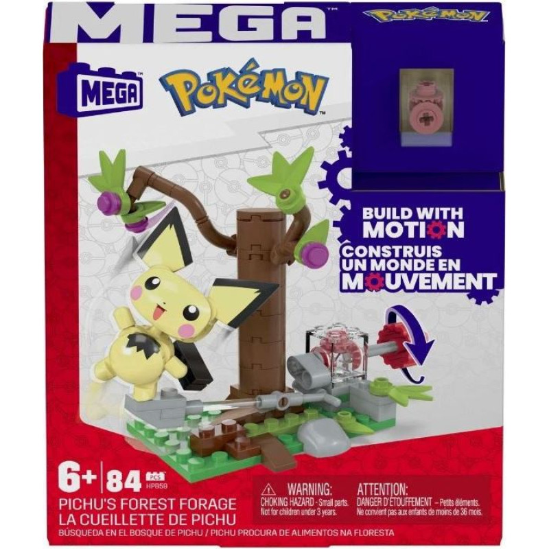 Mega Bloks Zestaw konstrukcyjny pokemon leśna przygoda pikatchu