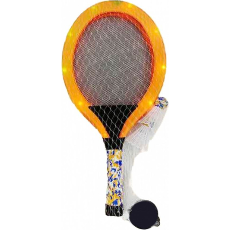 Madej Tenis plażowy - rakietki świecące i lotka