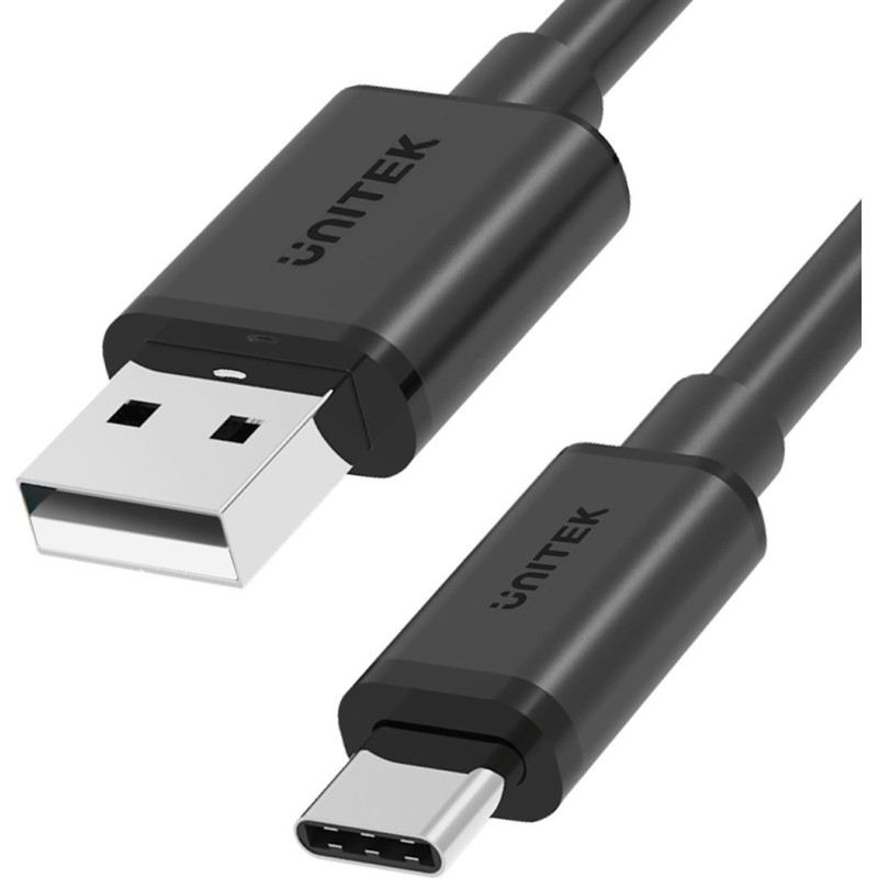 Unitek usb cable usb-a ? usb-c 25cm, y-c480bk