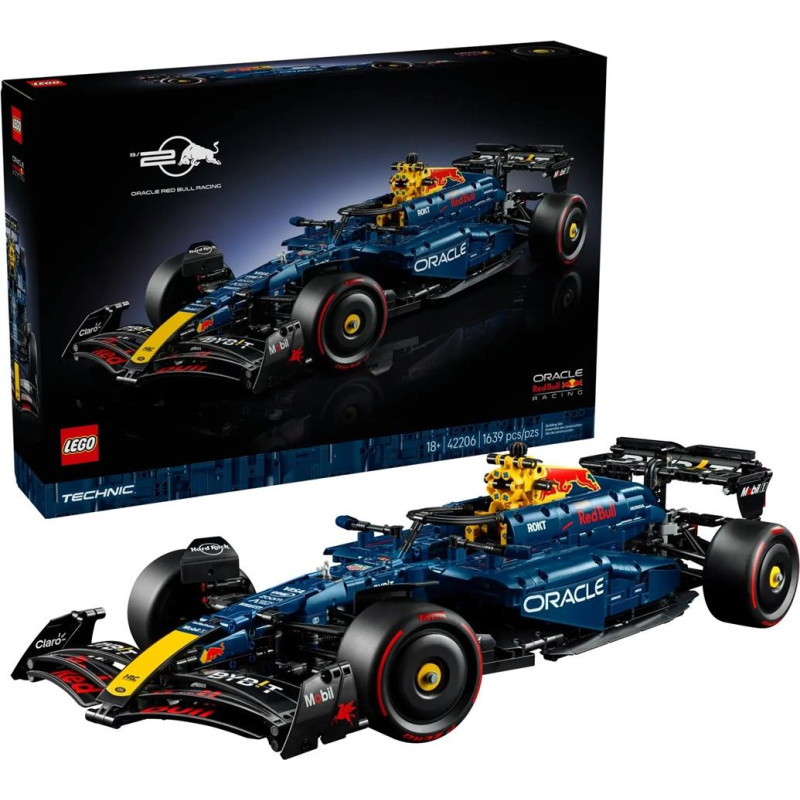 Lego technic 42206 bolid f1 oracle red bull racing rb20