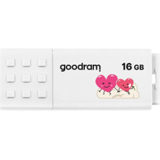 Goodram Pendrive goodram ume3-0160w0r11-v (16gb; usb 3.0; kolor biały) valentine