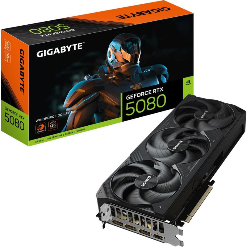 Gigabyte Karta graficzna gigabyte geforce rtx 5080 windforce oc sff 16gd