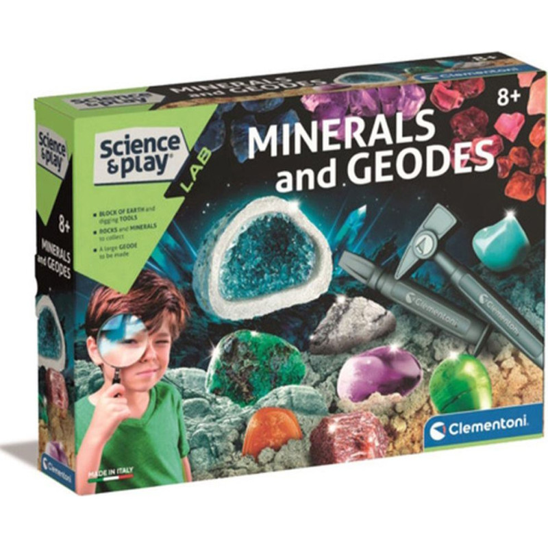 Clementoni AS Clementoni Μαθαίνω  Δημιουργώ: Lab - Πολύτιμοι Λίθοι  Πετρώματα (1026-63407)