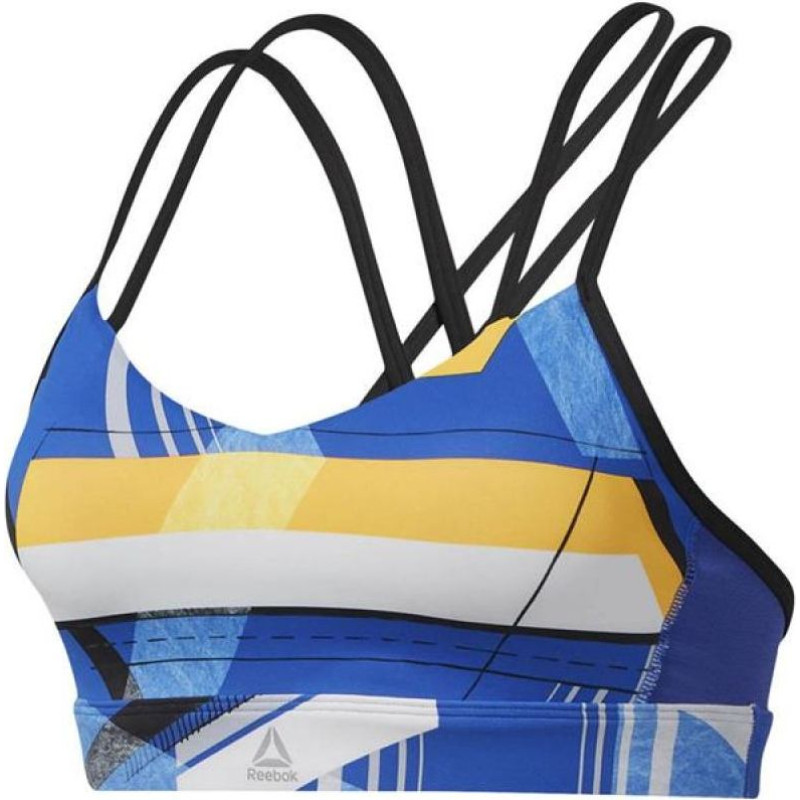 Reebok Hero Strappy Padded Bra VortaStripe W DU4097 (XS)