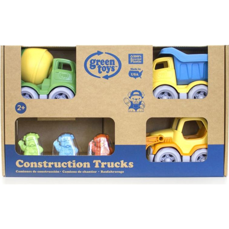 Green Toys : Construction Vehicle - 3 Pack  (CST3-1209)
