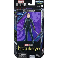 Hasbro Disney Marvel Legends Series: Build a Figure Hydra Stomper - Hawkeye Yelena Belova Action Figure (15cm) (F6541)