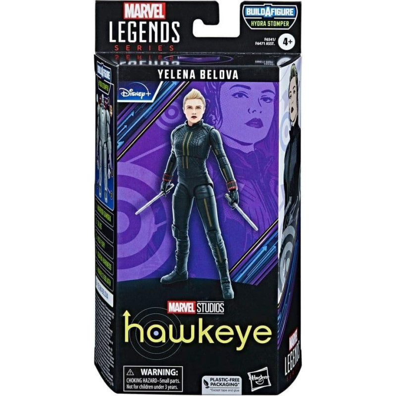 Hasbro Disney Marvel Legends Series: Build a Figure Hydra Stomper - Hawkeye Yelena Belova Action Figure (15cm) (F6541)