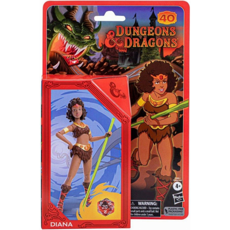 Hasbro Fans - Dungeons  Dragons Retro Collection: Diana Action Figure (15cm) (Excl.) (F4883)