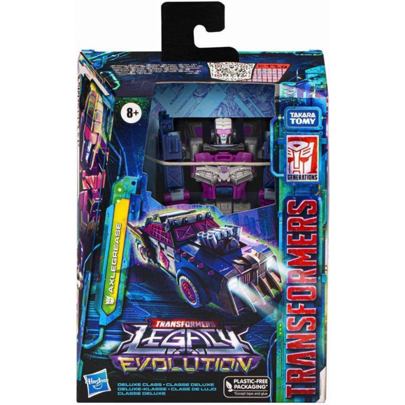 Hasbro Fans Transformers: Legacy Evolution - Axlegrease Deluxe Class Action Figure (14cm) (Excl.) (F7199)