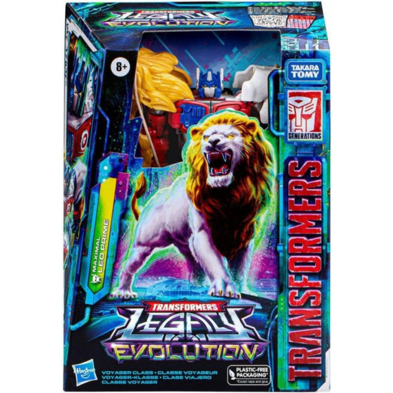 Hasbro Transformers: Legacy Evolution - Maximal Leo Prime Voyager Class Action Figure (F7206)