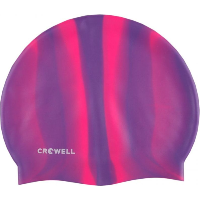 Crowell Multi-Flame-05 silicone swimming cap