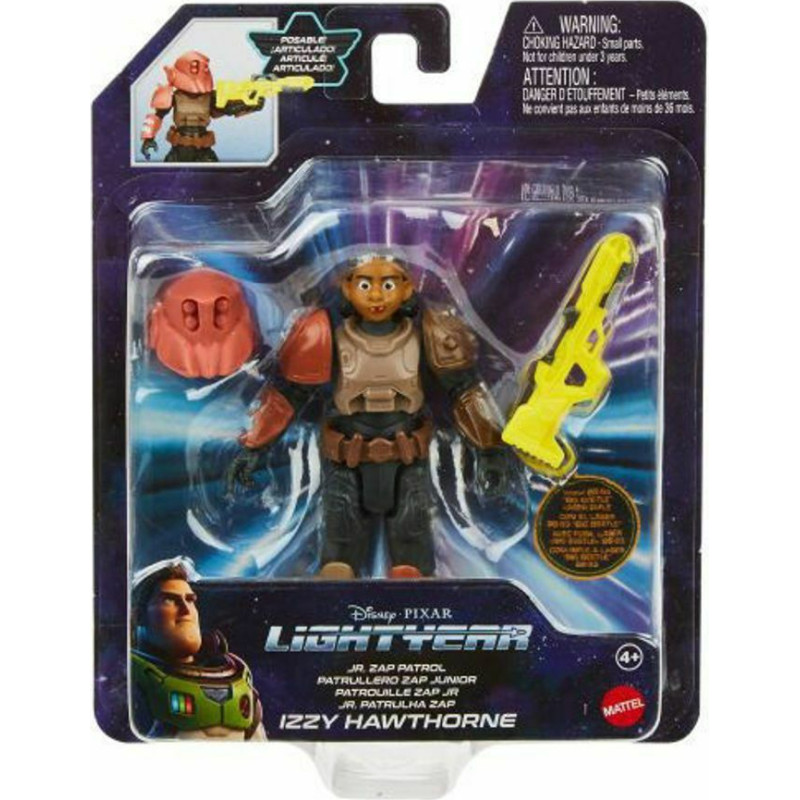 Mattel Disney Pixar Lightyear: Izzy Hawthorne JR. Zap Patrol Action Figure (HHJ82)