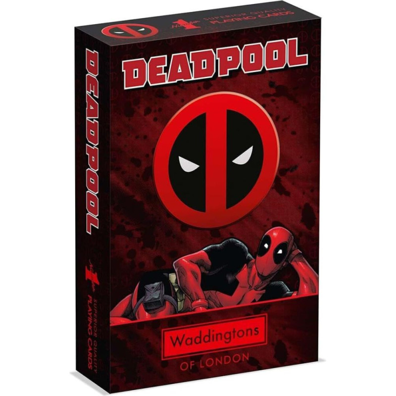 Winning Moves : Waddingtons No.1 - Deadpool Playing Cards (WM04686-EN1)