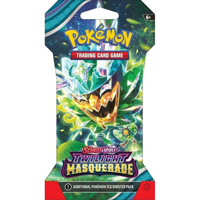 The Pokémon Company International Pokemon TCG: Scarlet  Violet Twilight Masquerade Sleeved Additional Booster Pack (Random) (POK857775)