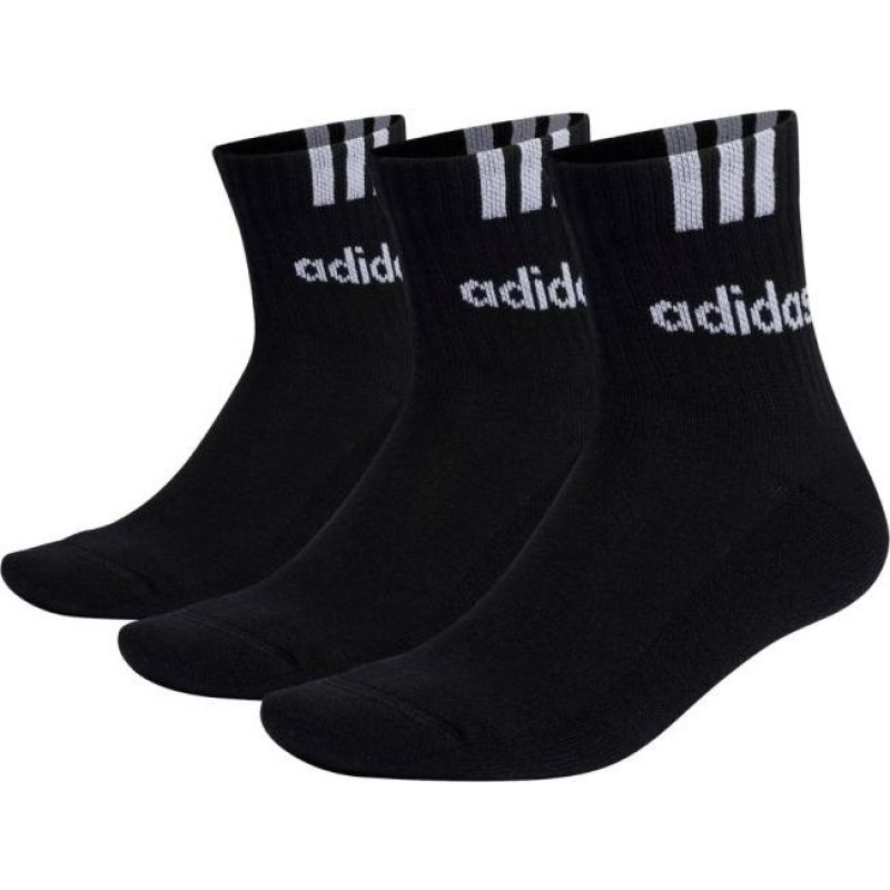Adidas Cushioned 3-Stripes Linear Half-Crew socks IC1294 (43-45)