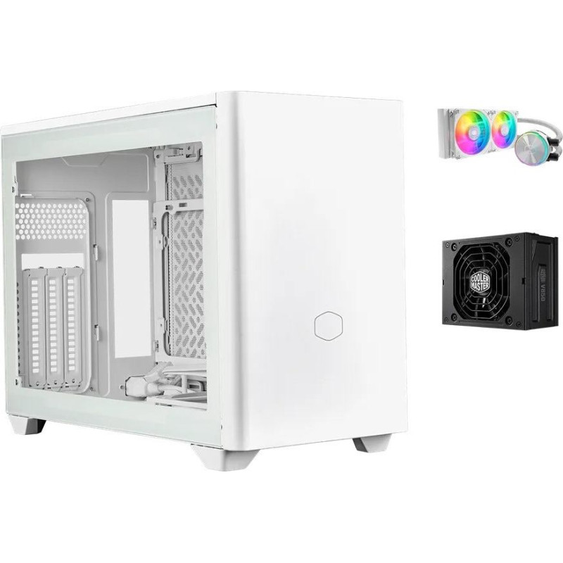 Cooler Master Obudowa nr200p v2 z oknem biała