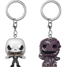 Funko 2-Pack Pocket Pop!: The Night Before Christmas - Jack Skellington & Oogie Boogie Vinyl Figure Keychains