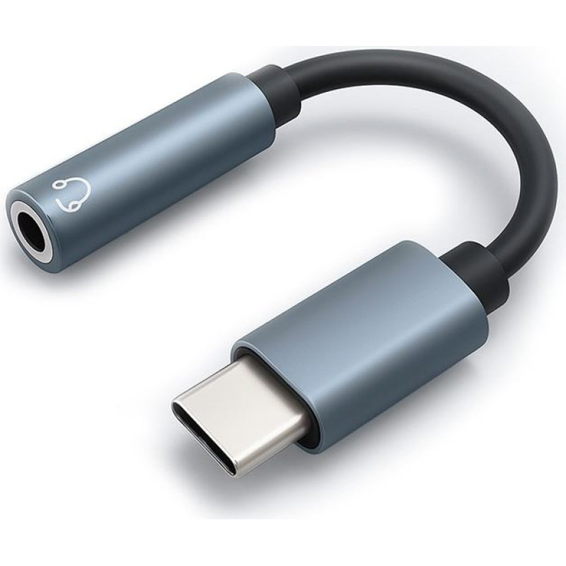 Qoltec Adapter usb-c | jack 3.5mm | 10 cm
