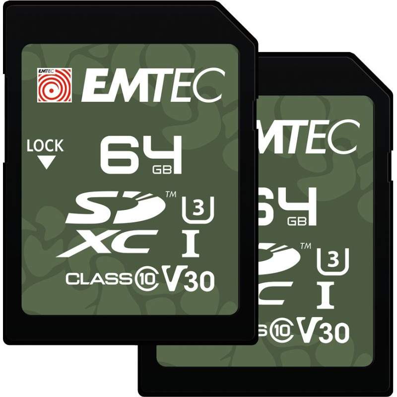 Emtec SD 64GB UHS-I U3 V30 Outdoor 2 pcs
