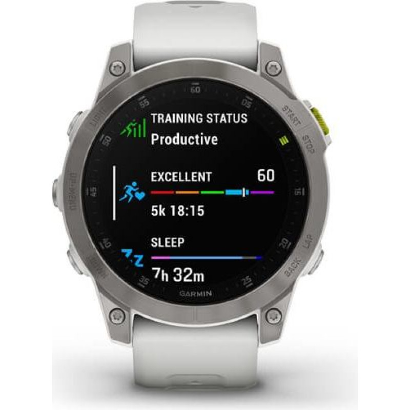 Garmin Zegarek garmin epix 2 sapphire white titanium