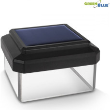 Greenblue Lampa solarna na słupek led 80x80 gb127 daszek kopertowy