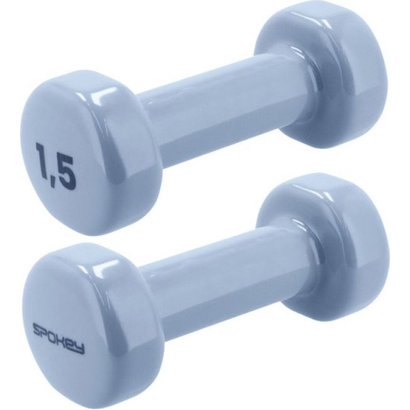 Spokey Shape vinyl dumbbells 2x1.5 kg 941964