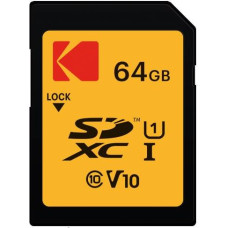 Kodak SD 64GB UHS1 U1 V10 Premium EKMSD64GXC10K