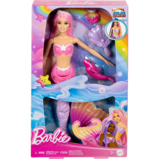 Mattel Lalka barbie malibu syrenka zmiana koloru