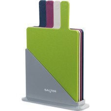 Salter BW047683EU7 Multicoloured 4-Piece Chopping Board Set