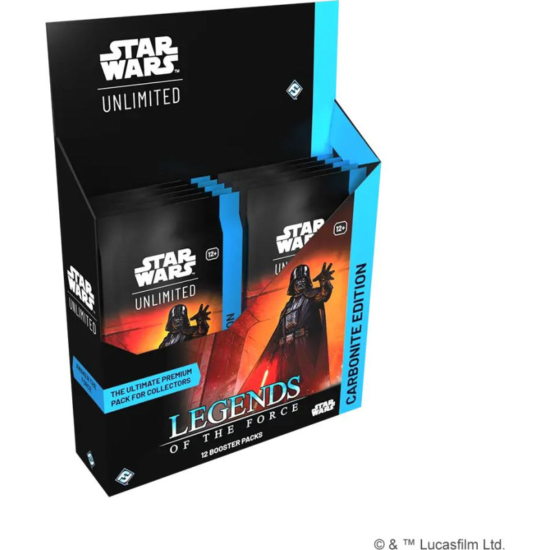 Star Wars Unlimited - Legends of the Force Carbonite Booster Display (12 Booster)