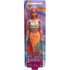 Mattel Lalka barbie syrenka pomarańczowy ogon