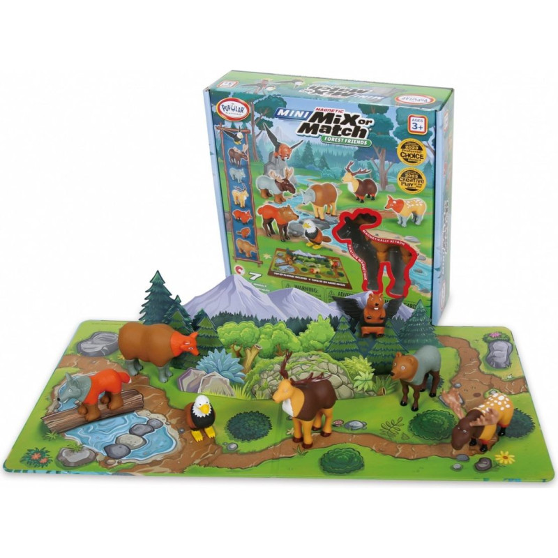 Malik Zestaw malblo magnetic mini zwierzęta leśne