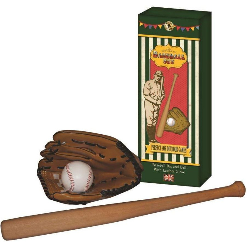 Robert Frederick Deluxe Baseball Set-Vintage Green & White Stripe - Toy - rotaļlieta