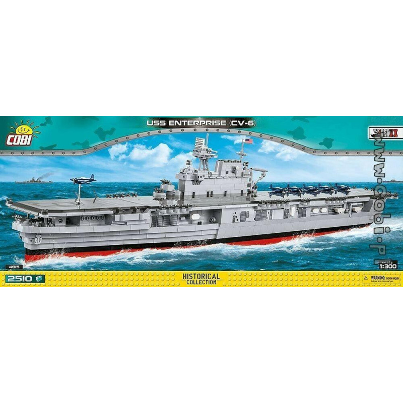 Cobi - Armed Forces - USS Enterprise - 2,510 pcs (Not For Sale In Hungary) - Toy - rotaļlieta