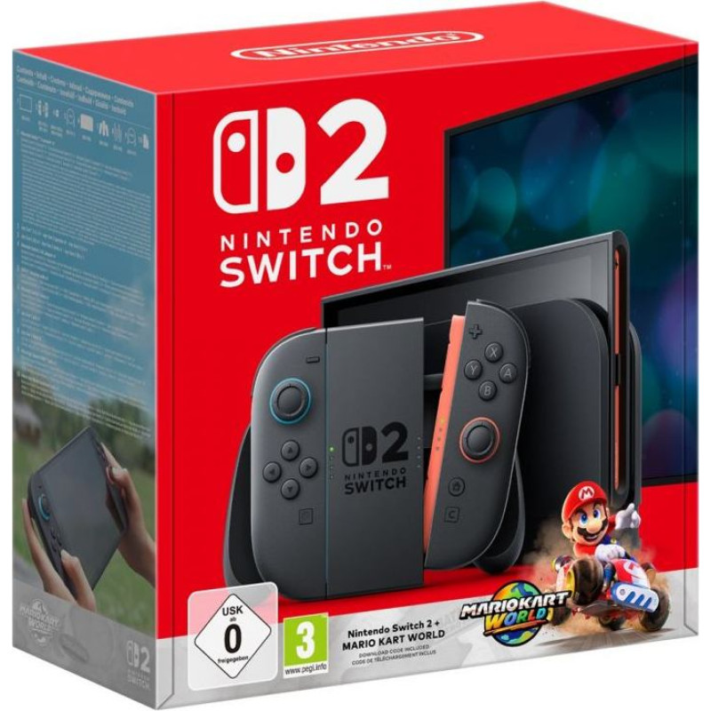 Nintendo Switch 2 + Mario Kart World Game