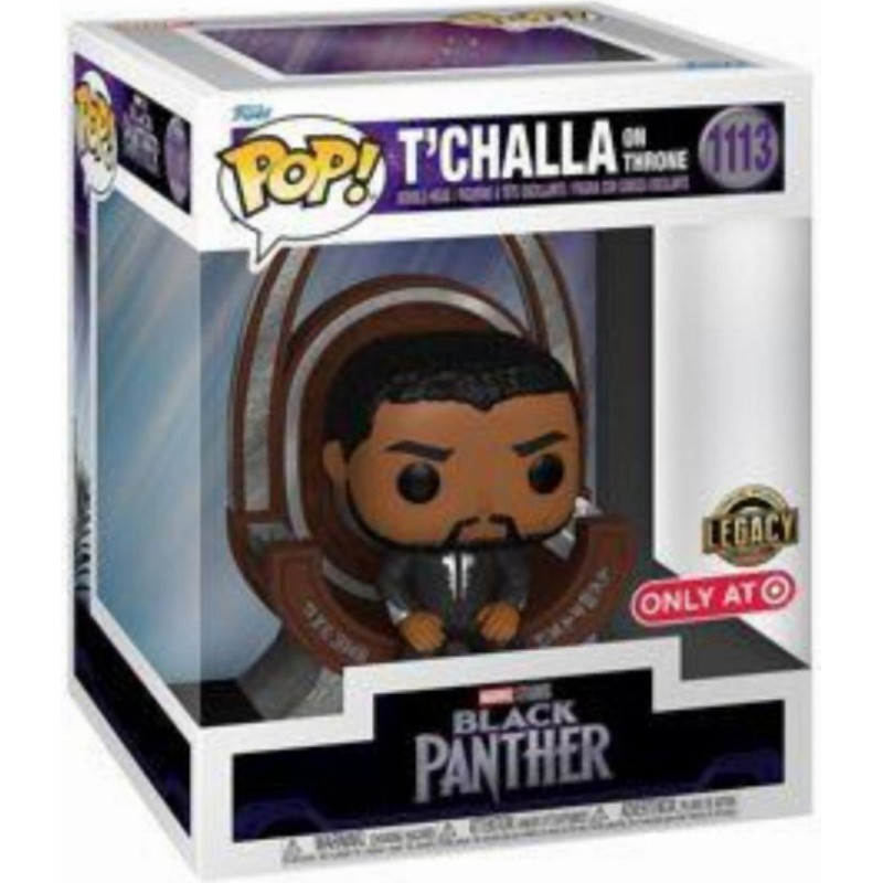 Funko Pop! Deluxe Marvel: Black Panther Legacy S1 - T’Challa on Throne (Special Edition) #1113 Vinyl Figure