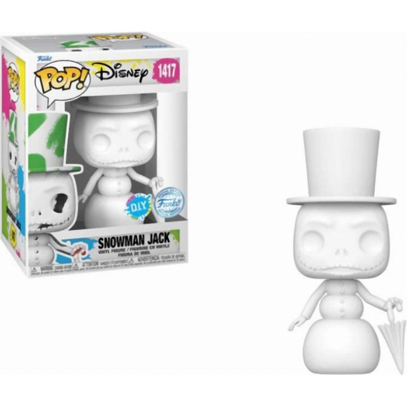 Funko Pop! Disney: The Nightmare Before Christmas - Snowman Jack (DIY) (White) (Special Edition) #1417 Vinyl Figure