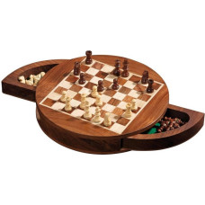 Philos Chess Set, travel, rounded, field 19mm, magnetic šahs