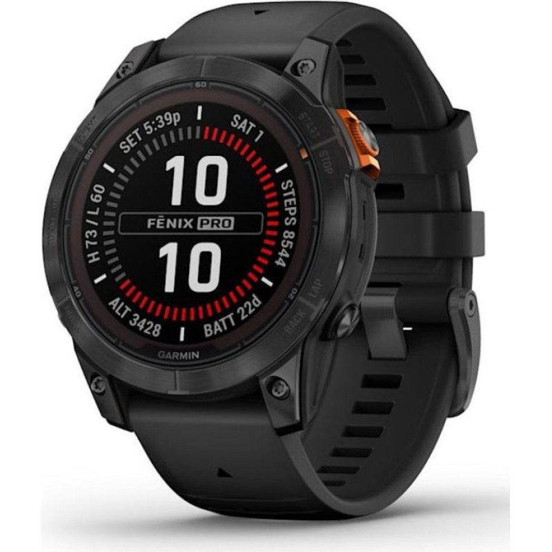 Garmin Fenix 7 Pro Solar Edition Slate Grey / Black Band Sports Watch